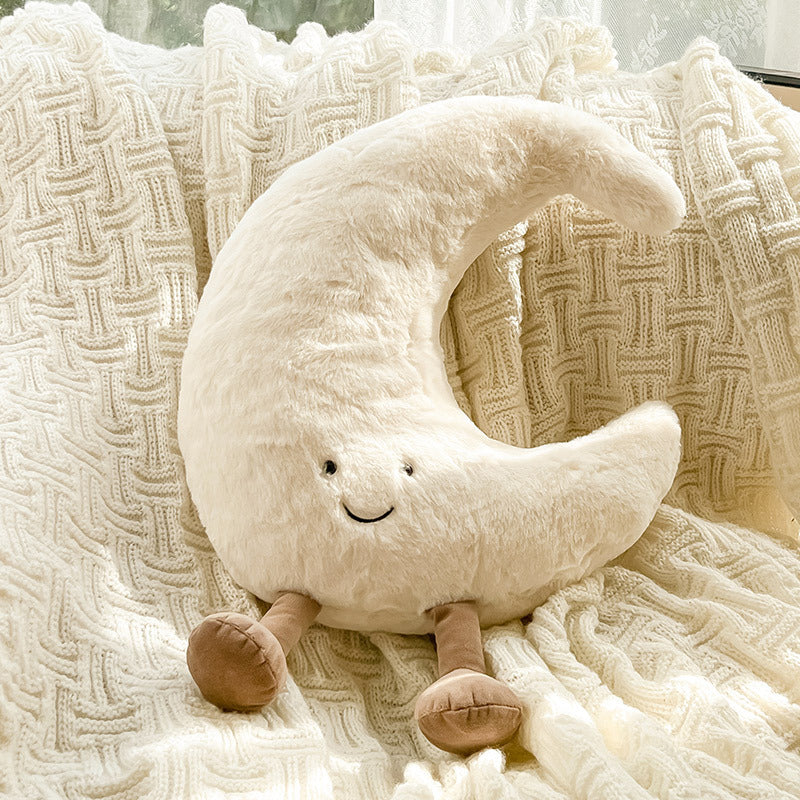 Sun & Moon Plush Pillow Set – Cute Cartoon Cushions for Sofa, Bedroom, and Home Decoration