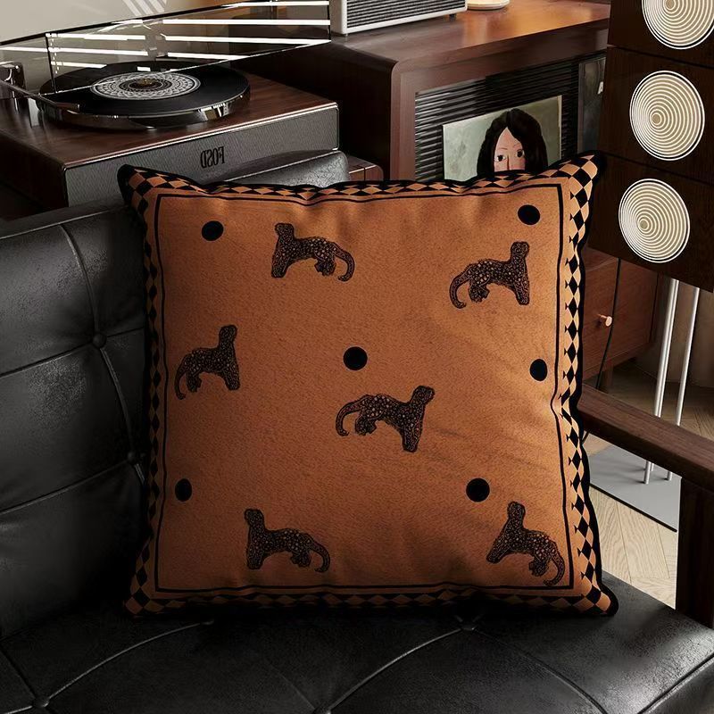Animal Pattern Pillow Cover Set – Creative Cartoon Cushion Covers for Sofa, Bedroom, and Home Decoration
