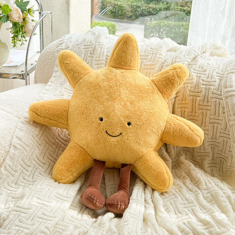 Sun & Moon Plush Pillow Set – Cute Cartoon Cushions for Sofa, Bedroom, and Home Decoration