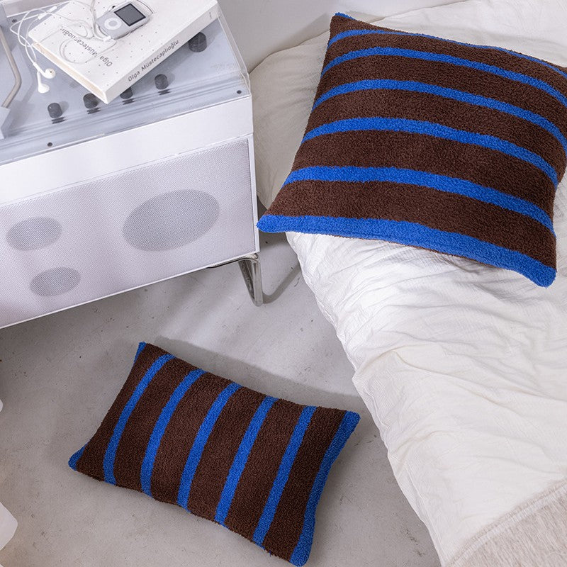 Striped Throw Pillow Set of 2 – Decorative Cushions for Sofa, Bed, and Living Room
