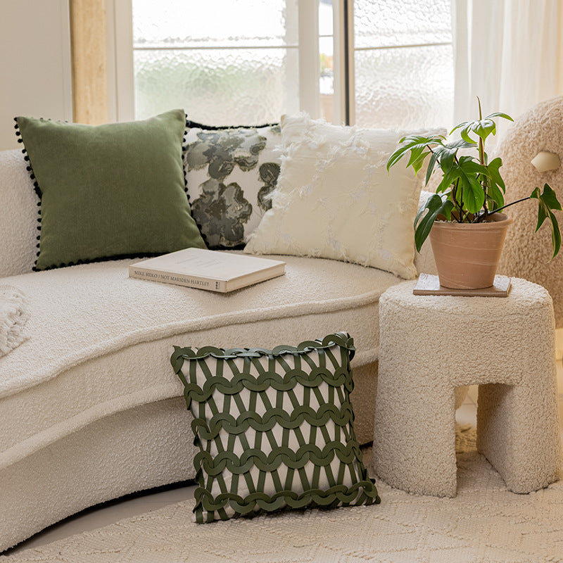 Nature - Inspired Forest Pillow Set | Mixed Sizes | Living Room Greenery - Themed Decor