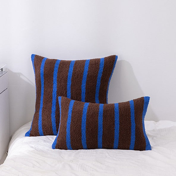 Striped Throw Pillow Set of 2 – Decorative Cushions for Sofa, Bed, and Living Room