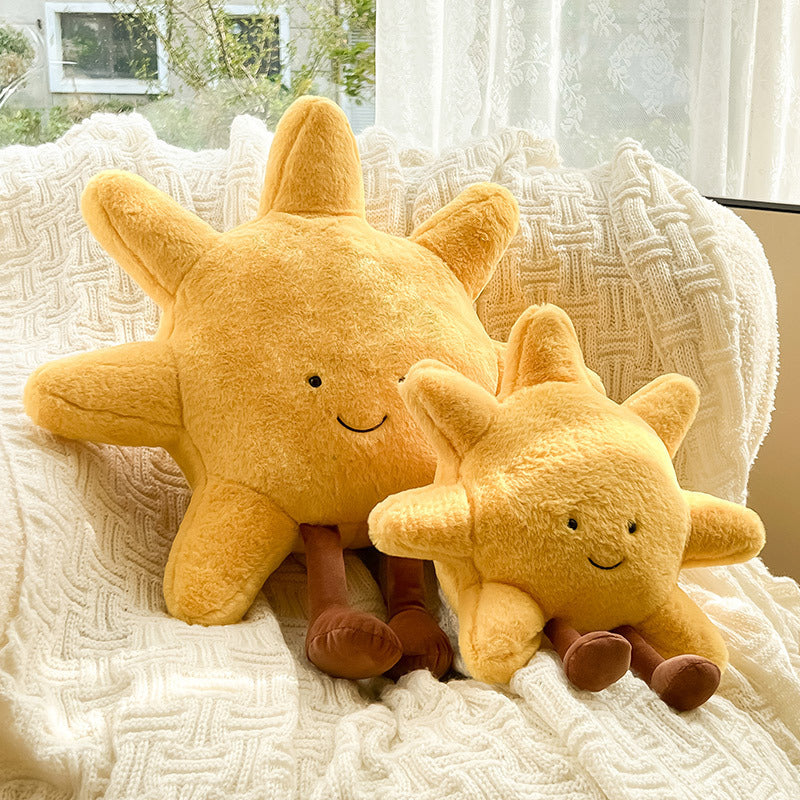 Sun & Moon Plush Pillow Set – Cute Cartoon Cushions for Sofa, Bedroom, and Home Decoration