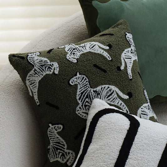 Creative Throw Pillow Set of 3 – Decorative Cushion Covers for Sofa, Bed, and Living Room