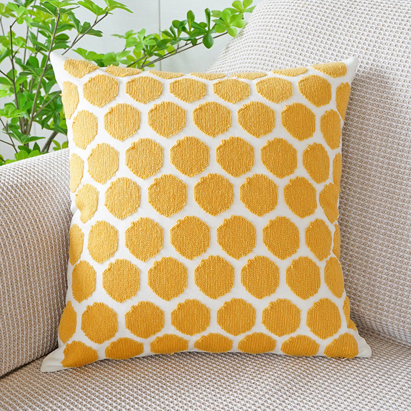 Cute Duck & Rustic Pillow Set | Living Room Sofa Healing Cushion Combo