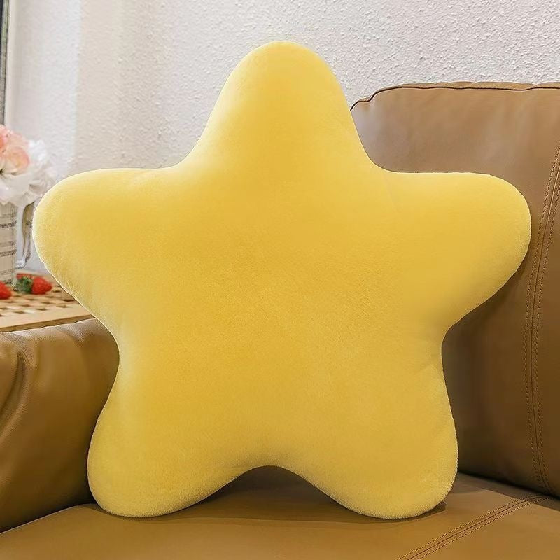 Cute Star Shaped Plush Pillow 3-Piece Set – Decorative Cushions for Sofa, Bedroom & Kids Room